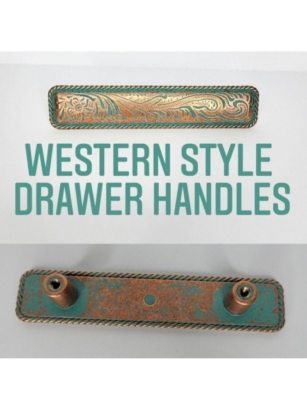 Reserved** Bundle of 5**Western Style Drawer Pulls Made By Genuine Texas Brand